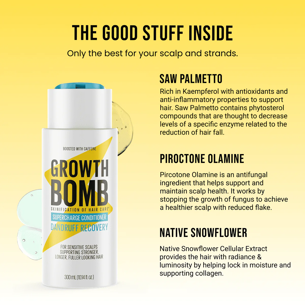 Growth Bomb Dandruff Conditioner 300ml - Image 3