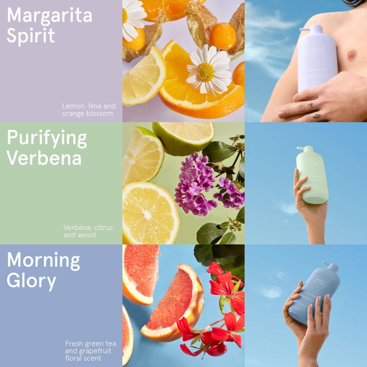 Haan Body Wash Purifying Verbena 450ml - Image 3