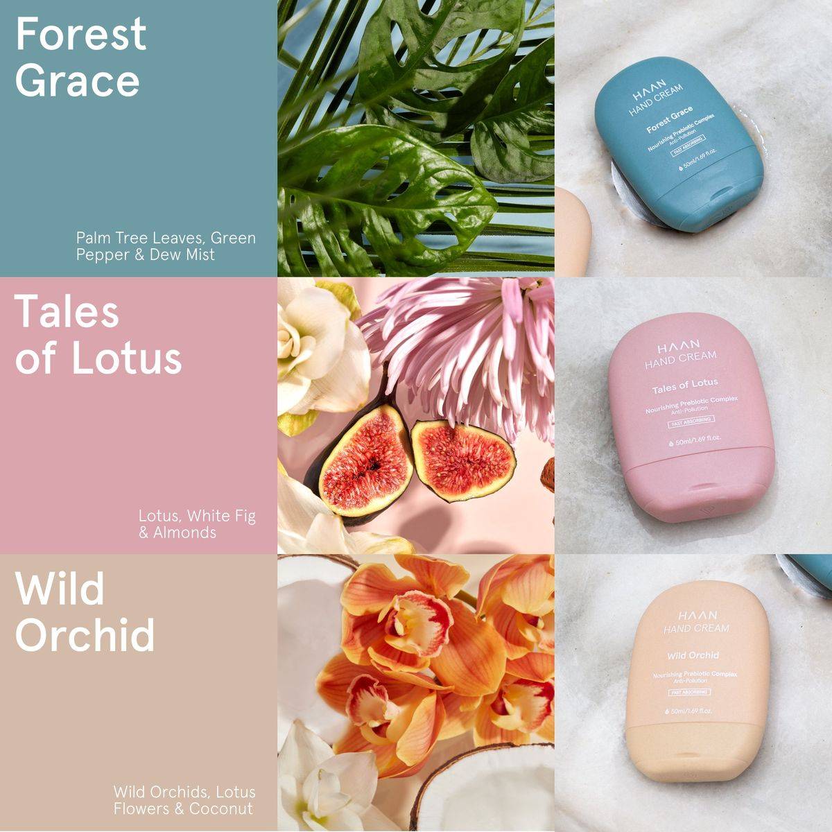 Haan Hand Cream Tales Of Lotus 50ml - Image 8