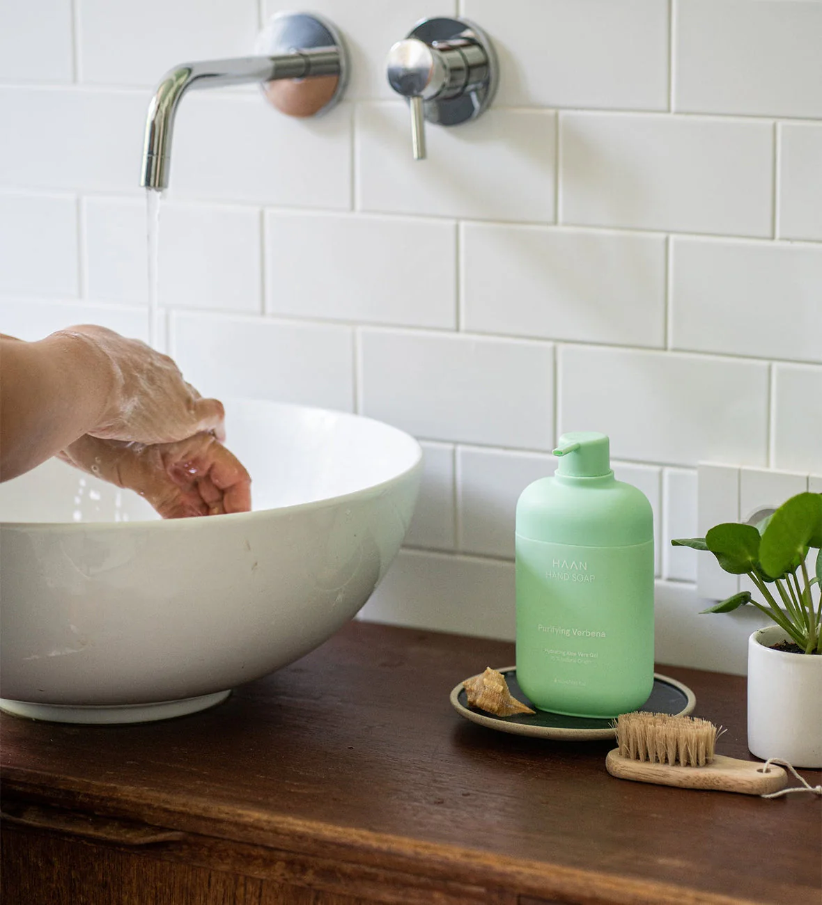Haan Hand Soap Purifying Verbena 350ml - Image 6