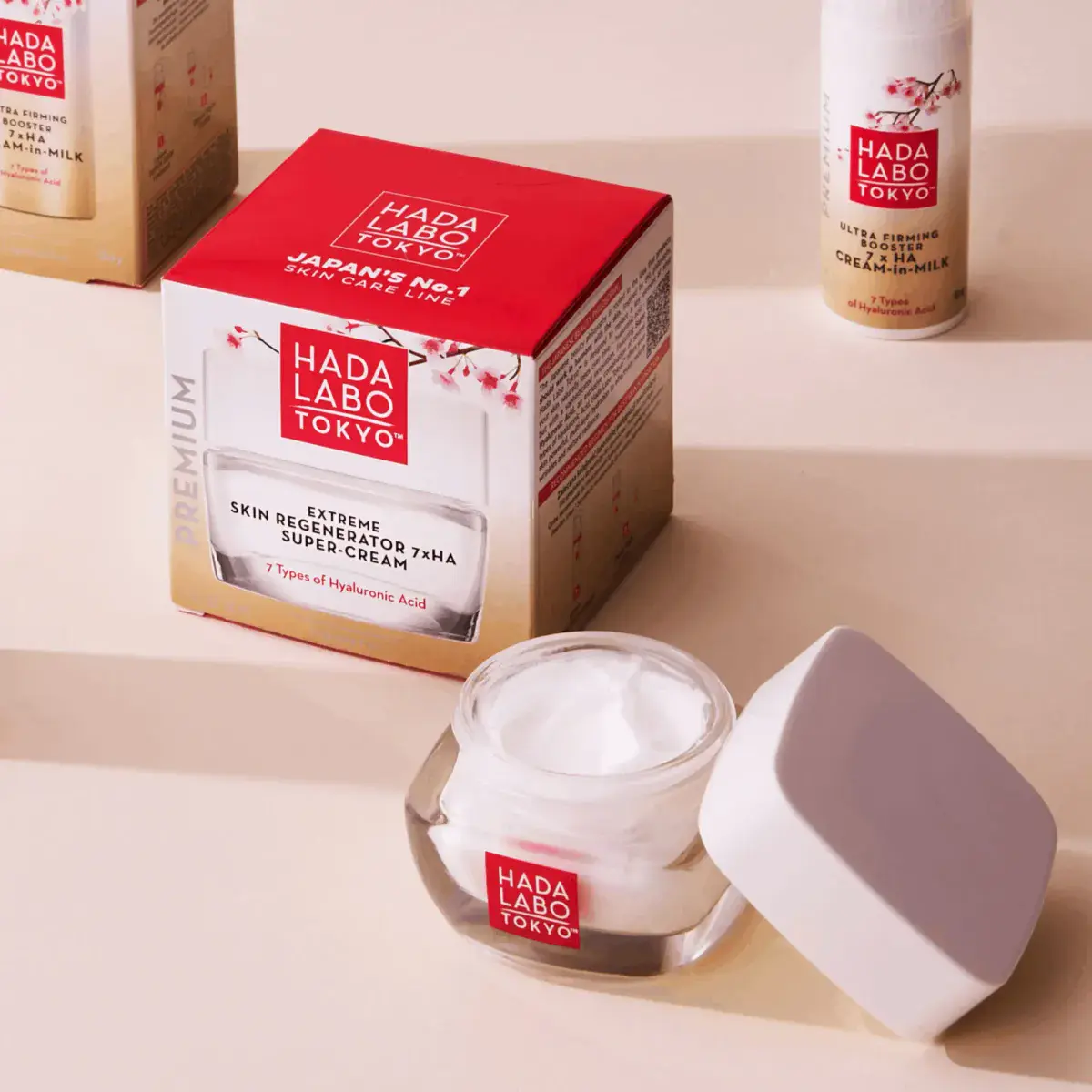 Hada Labo Tokyo 7xHA Extreme Skin Regenerator Super Cream 50ml - Image 2
