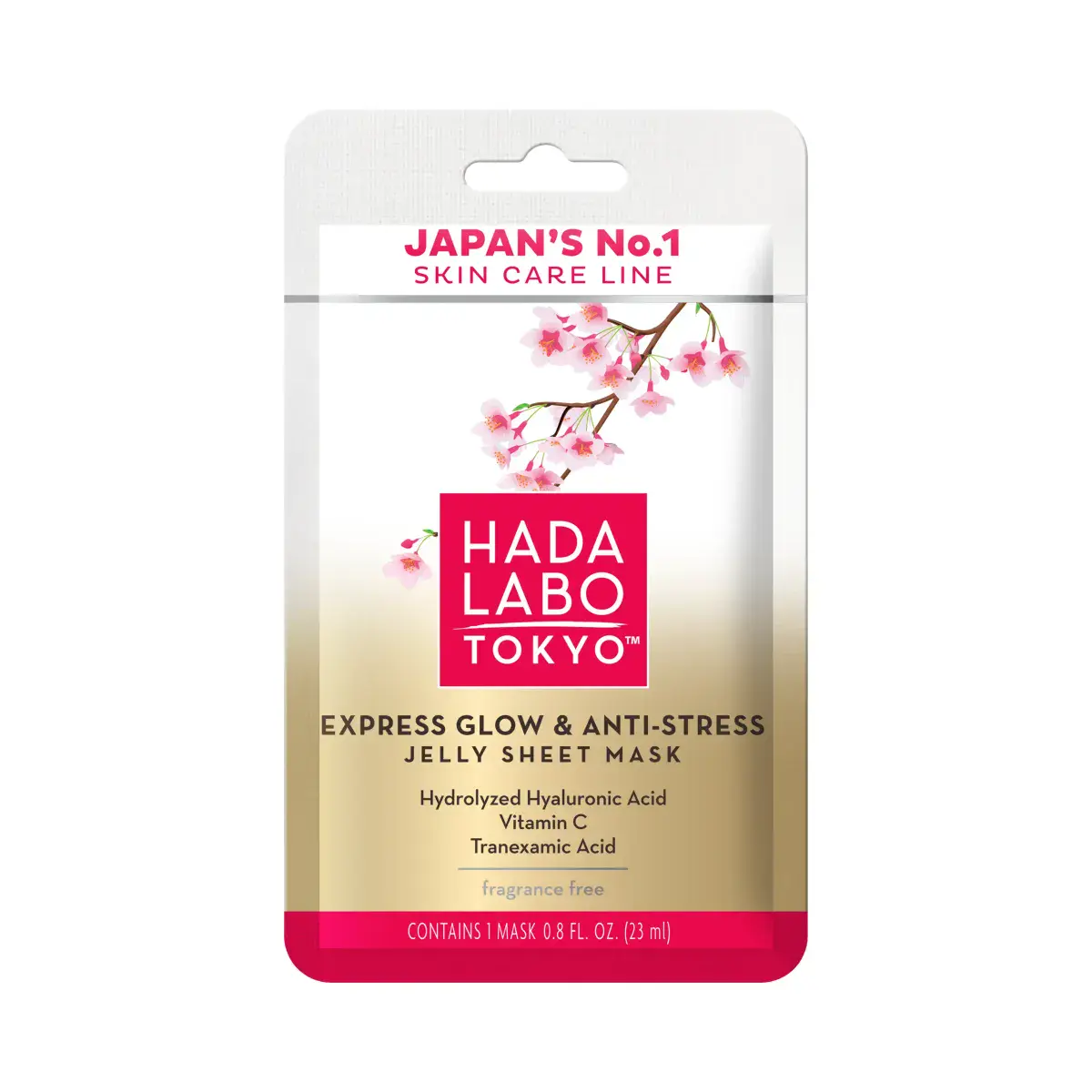 Hada Labo Tokyo Express Glow & Anti Stress Jelly Sheet Mask