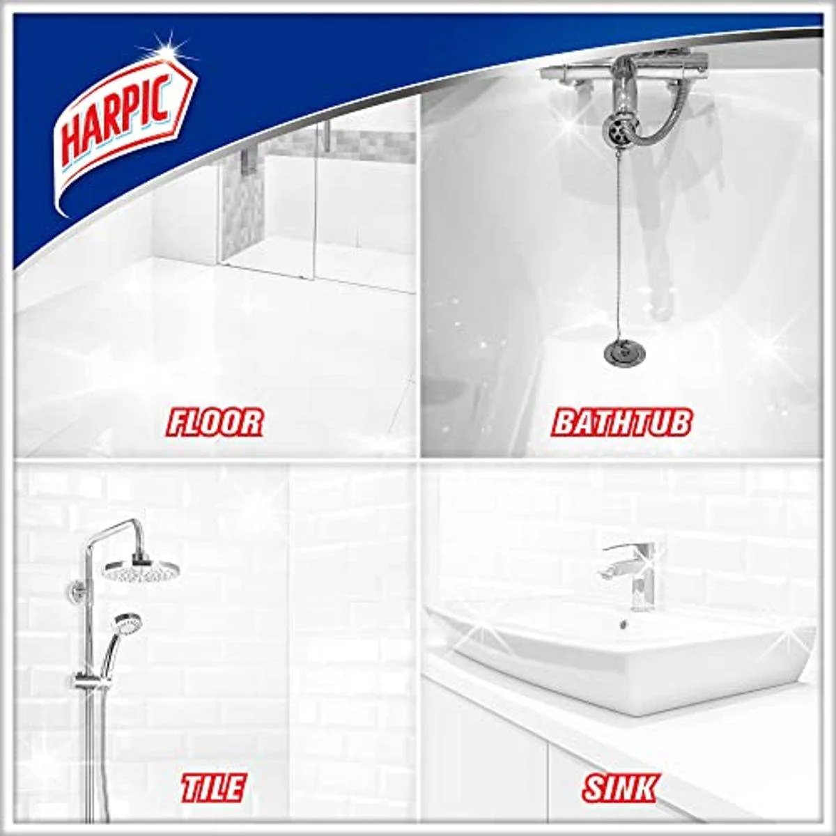 Harpic Bathroom Cleaner Trigger Spray 500ml - Image 4