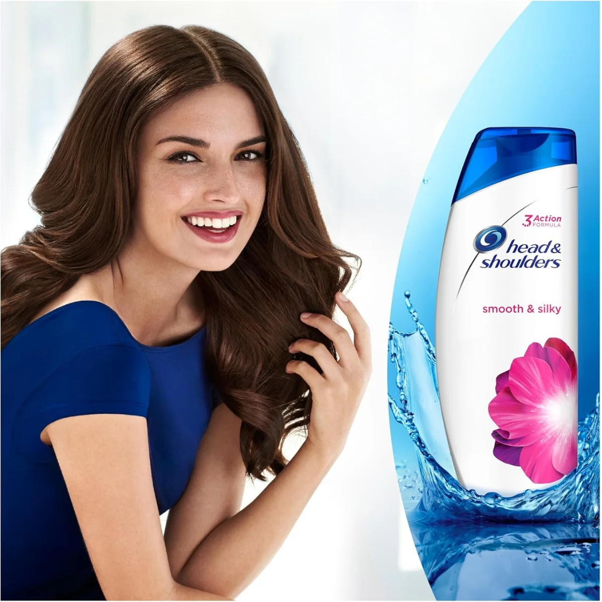 Head & Shoulders Anti Dandruff Smooth & Silky Shampoo 500ml - Image 4
