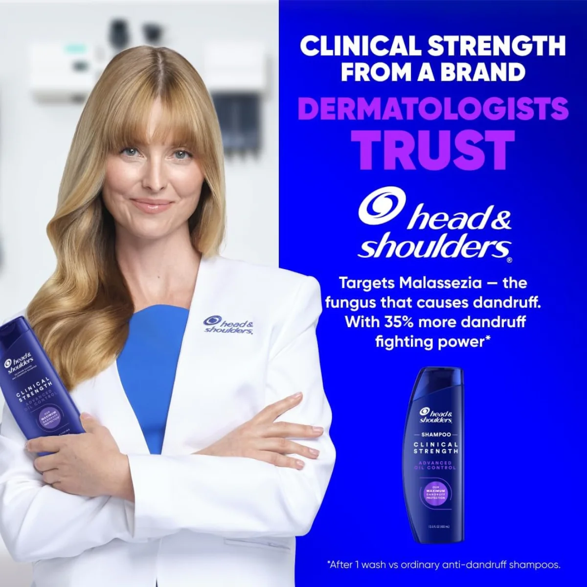 Head & Shoulders Clinical Strength Advance Oil Control Shampoo 400ml - Image 6