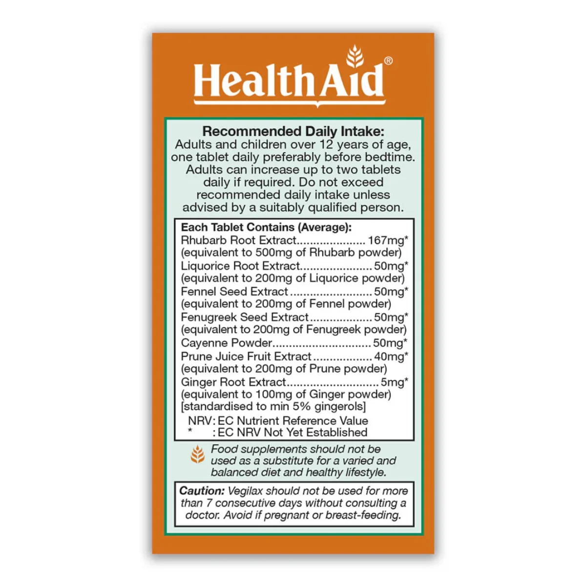 HealthAid Vegilax 30 Tablets - Image 3