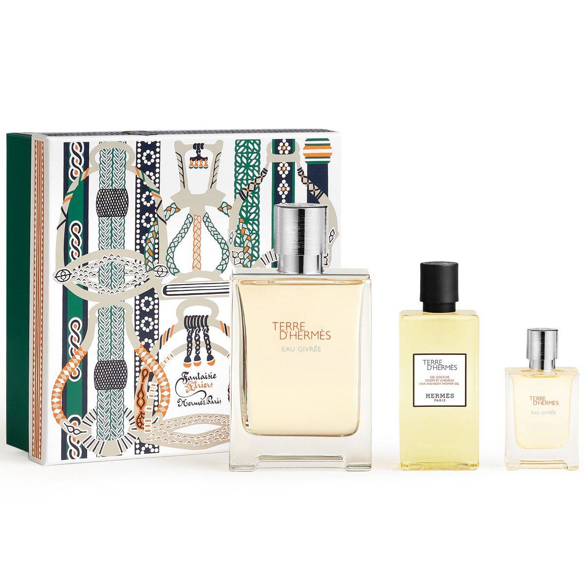 Hermes Terre D'Hermes Eau Givree Eau de Parfum 100ml + Eau de Parfum 12.5ml + Hair & Body Shower Gel 80ml Gift Set - Image 2