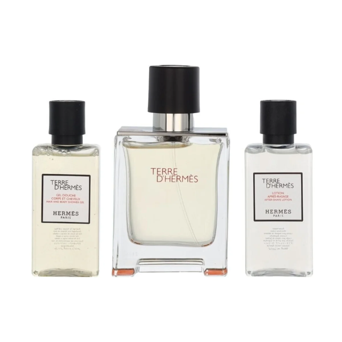 Hermes Terre D'Hermes Eau de Toilette 50ml + After Shave Lotion 40ml + Hair & Body Shower Gel 40ml Gift Set