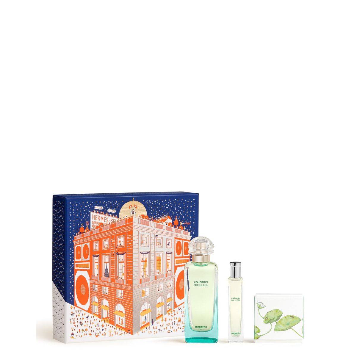 Hermes Un Jardin Sur Le Nil Eau de Toilette 100ml + Eau de Toilette 15ml + Parfum Soap 50g Gift Set - Image 4