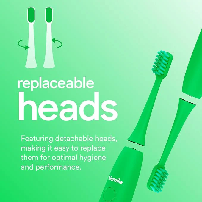 Hismile Electric Toothbrush Green Exclusive - Image 2