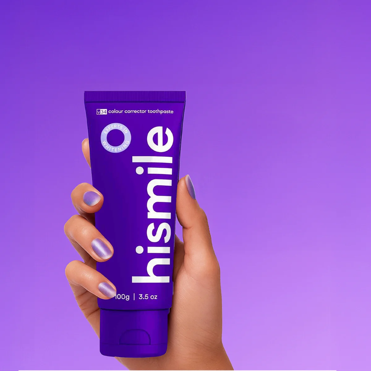 Hismile V34 Teeth Whitening Colour Corrector Toothpaste 100g - Image 5