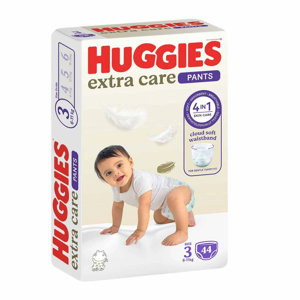 Huggies Extra Care Pants Size 3 (6-11 kg) Jumbo 58 Pieces