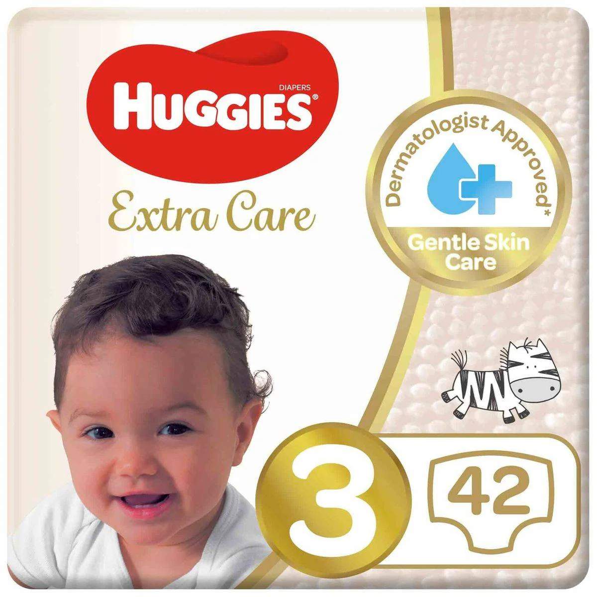 Huggies Extra Care Size 3 (4-9 kg) Value 42 Pieces - Image 2