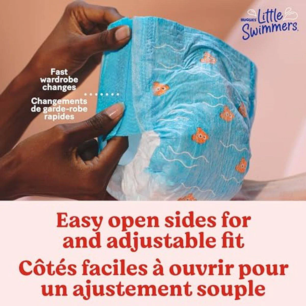 Huggies Swim Pants Little Swimmers Disposable Large (14kg +) 10 Pieces - Image 2