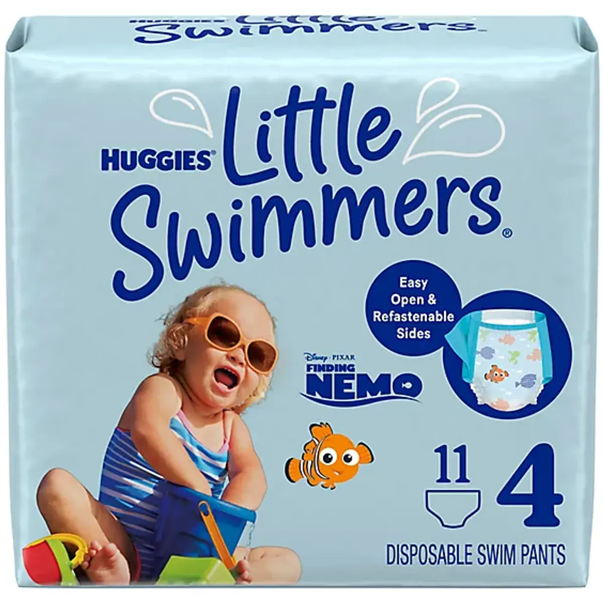 Huggies Swim Pants Little Swimmers Disposable Medium (11-15 kg) 11 Pieces - Image 2