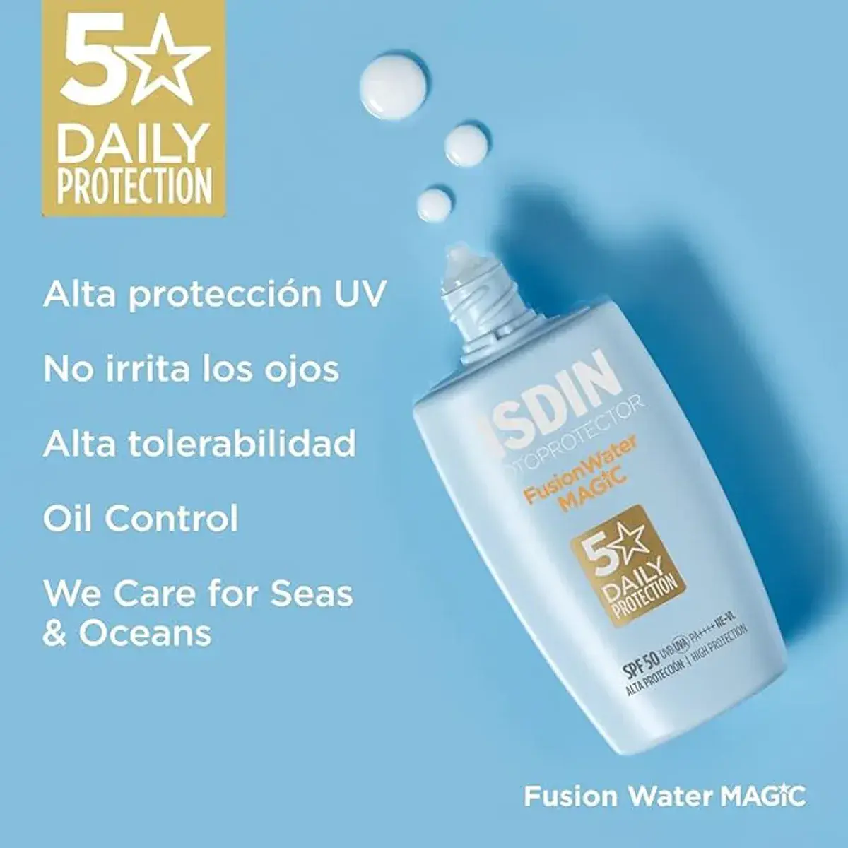 Isdin Fotoprotector Fusion Water Magic Fluid SPF50 50ml - Image 4