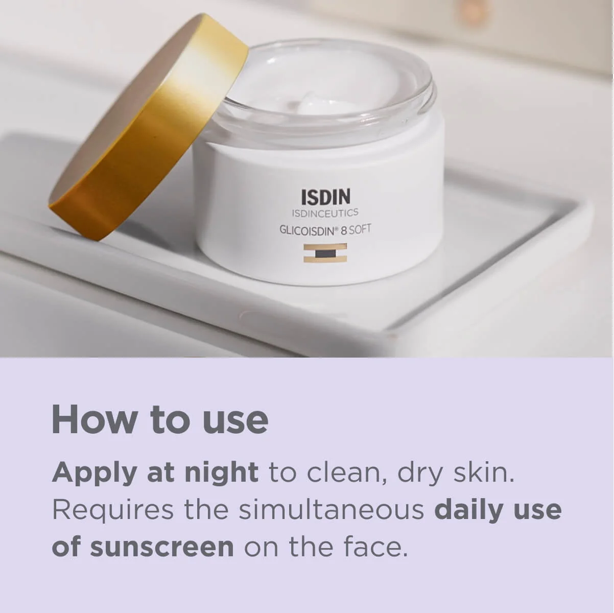Isdin Isdinceutics Glicoisidin 8 Glycolic Acid Soft Cream 50ml - Image 3