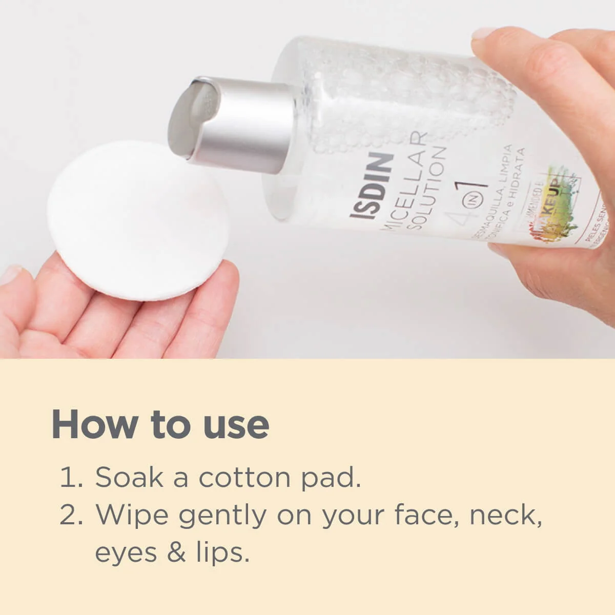 Isdin Micellar Solution 4 In 1 Facial Cleanser 400ml - Image 5