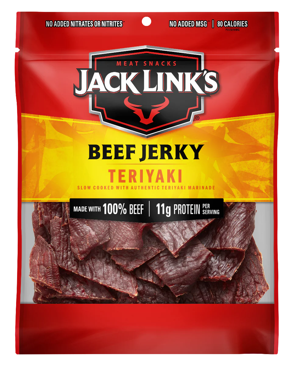 Jack Links Protein Snacks Beef Jerky Teriyaki 25g