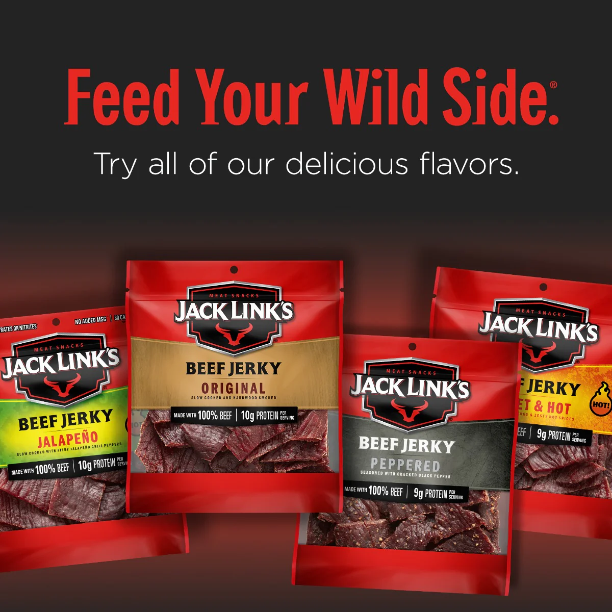 Jack Links Protein Snacks Beef Jerky Teriyaki 25g - Image 4