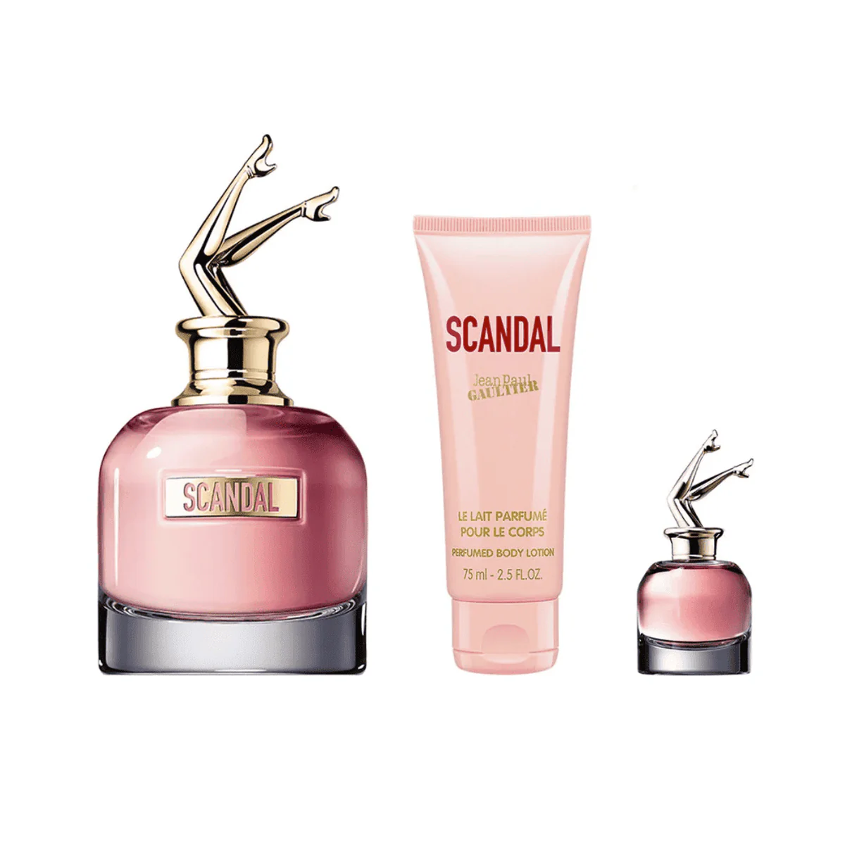 Jean Paul Gaultier Scandal Eau de Parfum 80ml + Eau de Parfum 6ml + Parfum Body Lotion 75ml Gift Set
