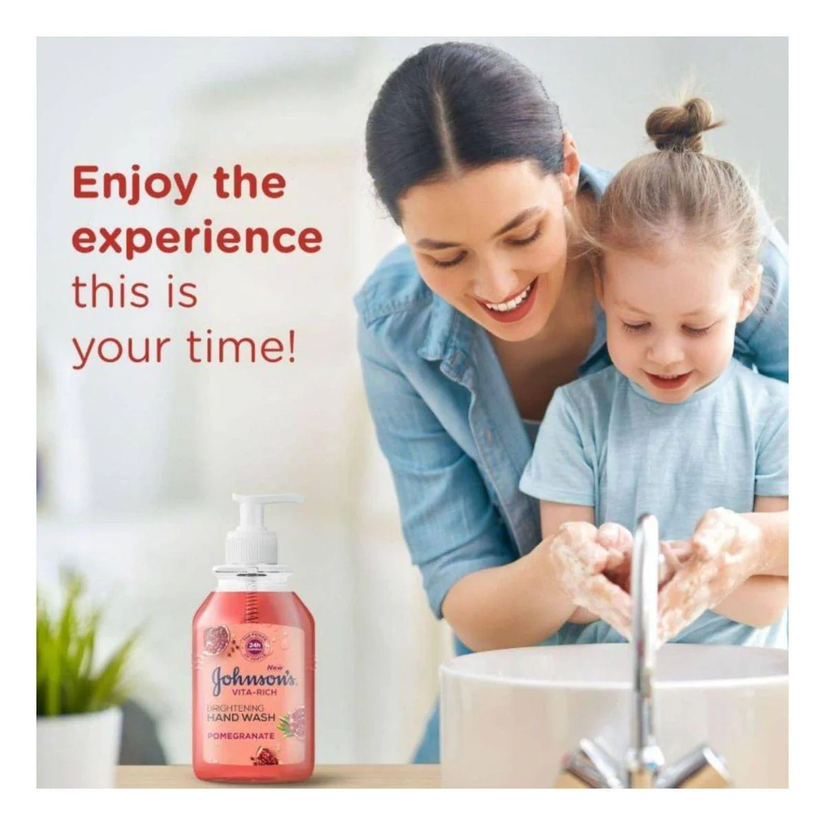 Johnsons Vita Rich Hand Wash Pomegranate 300ml - Image 5