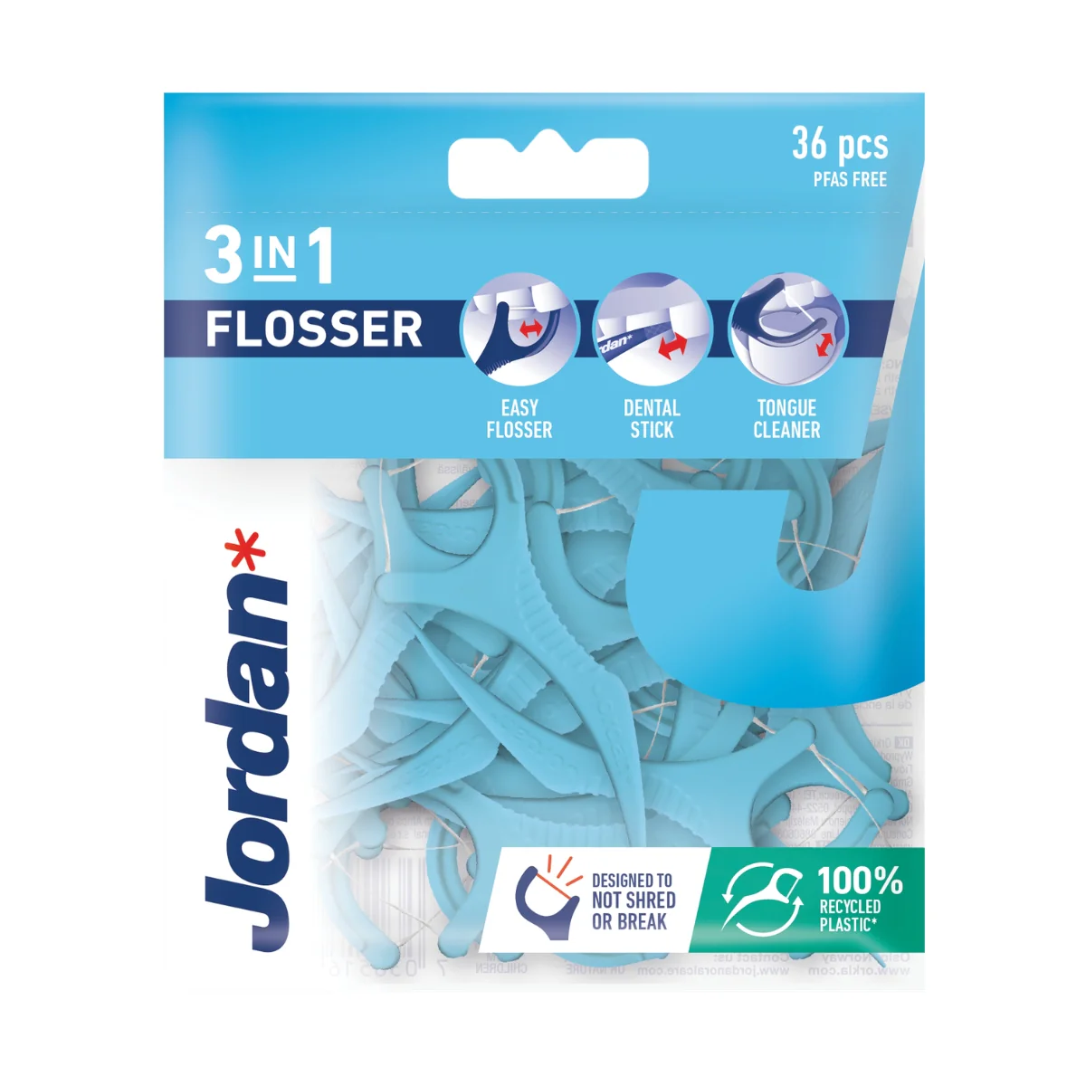 Jordan 3-in-1 Flosser 36 Pieces