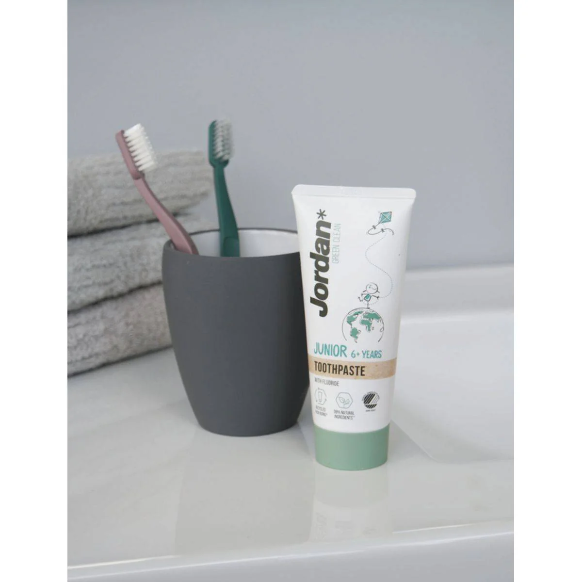 Jordan Toothpaste Green Clean Junior (6+ Years) 50ml - Image 3