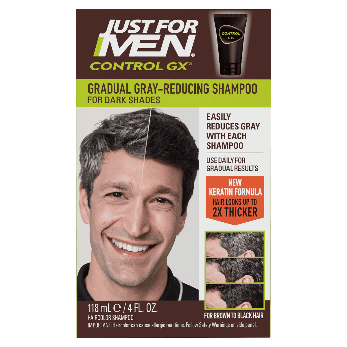 Just For Men Control GX Grey Reducing Shampoo 118ml