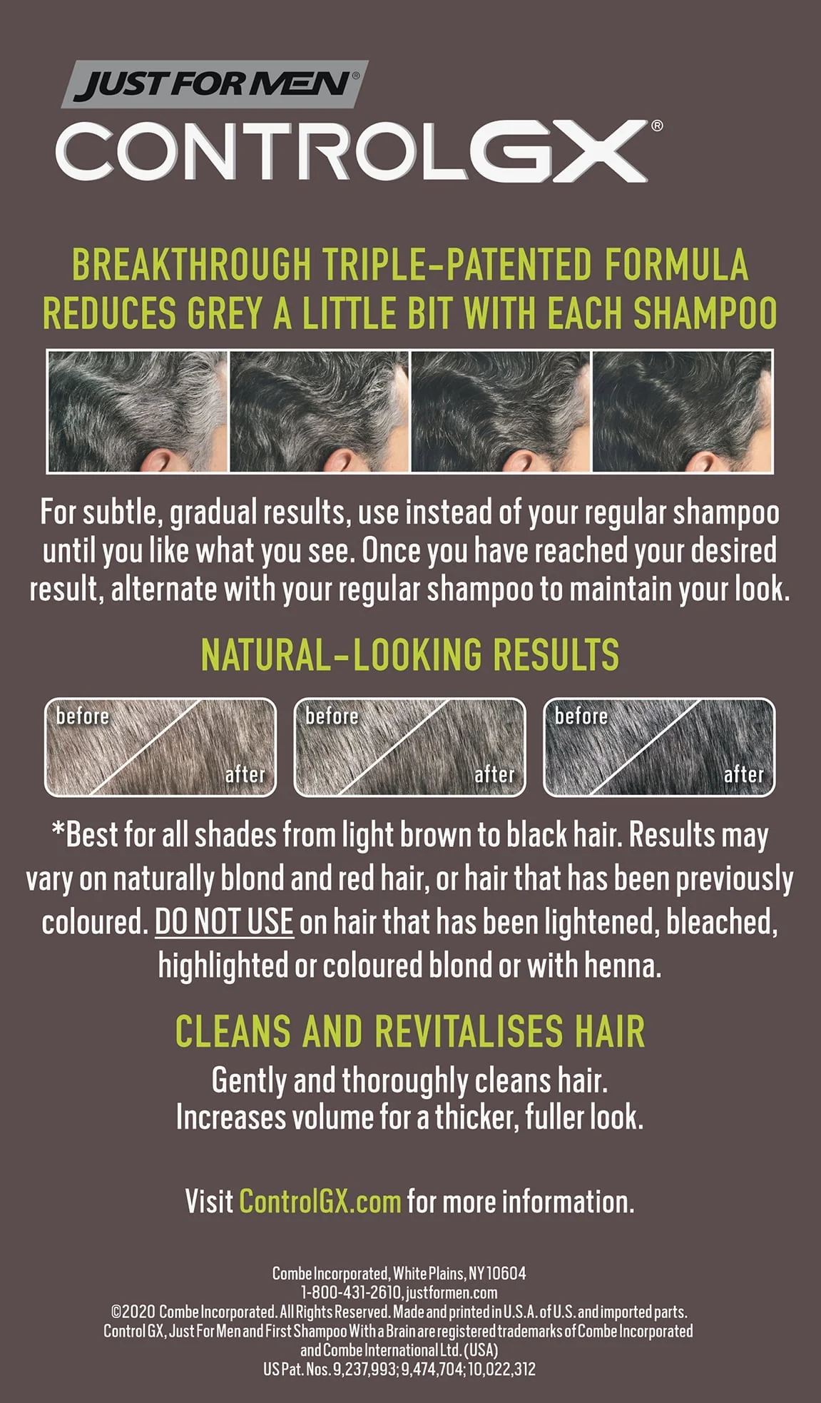 Just For Men Control GX Grey Reducing Shampoo 118ml - Image 6