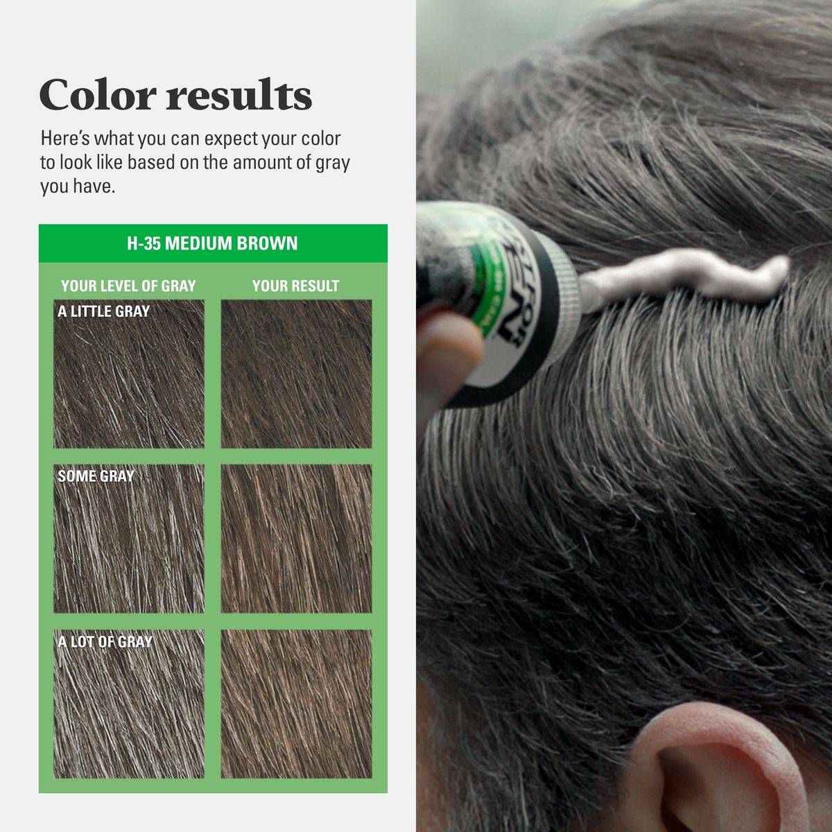 Just For Men Shampoo In Hair Color H35 Medium Brown - Image 6