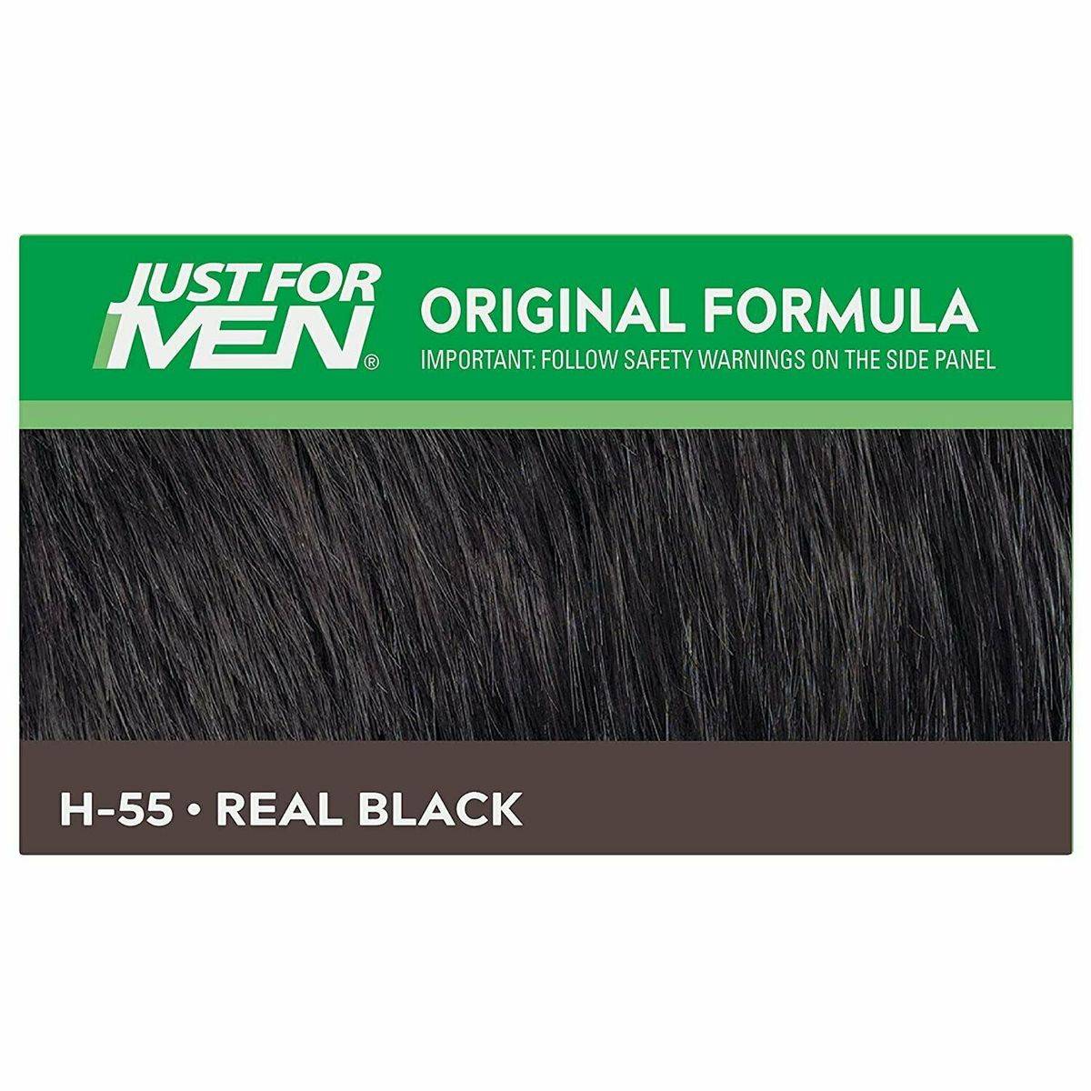 Just For Men Shampoo In Hair Color H55 Real Black - Image 4