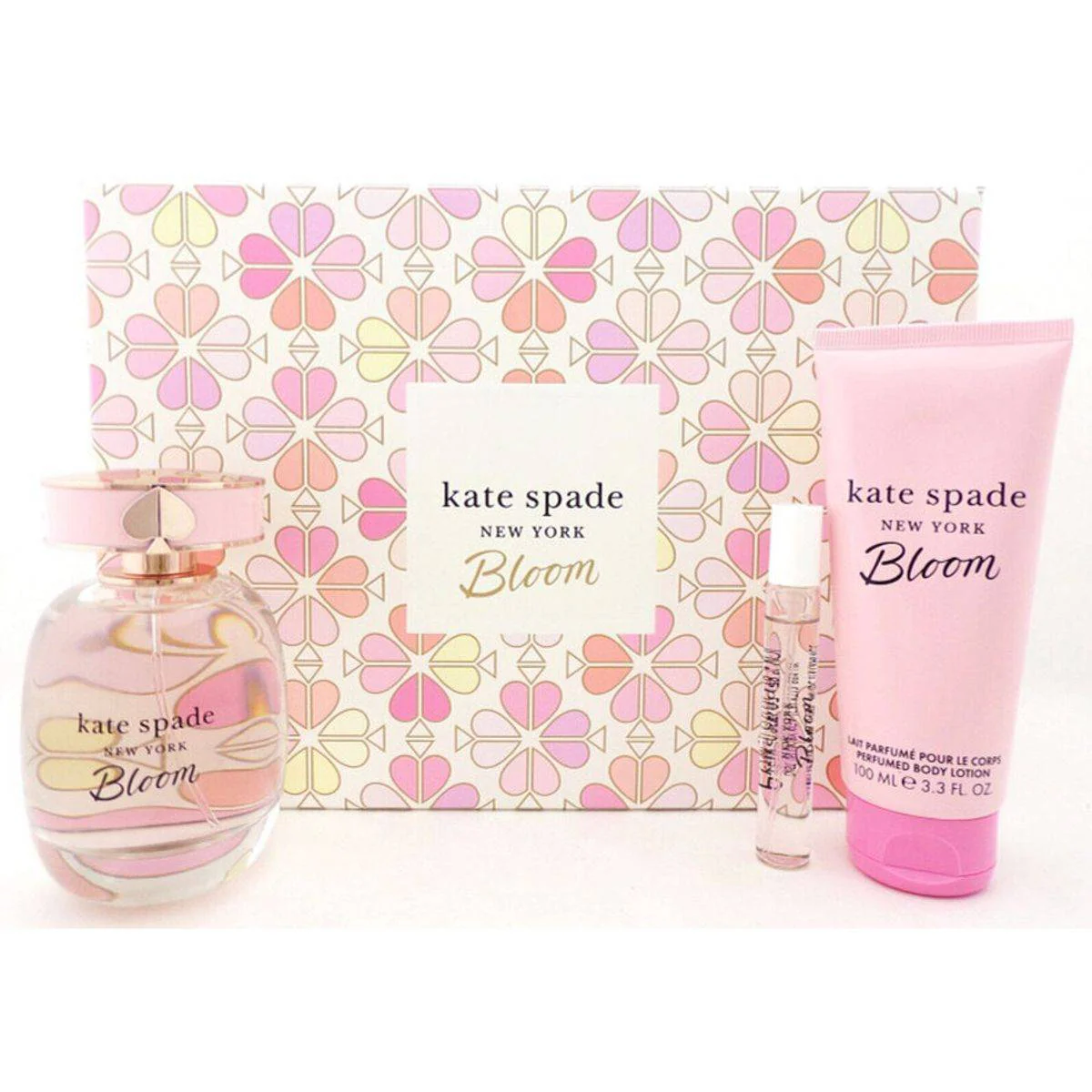 Kate Spade Bloom Eau de Toilette 100ml + Eau de Toilette 7.5ml + Body Lotion 100ml Gift Set