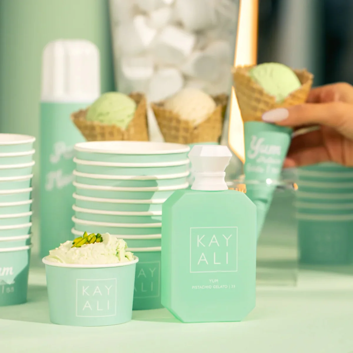 Kayali Yum Pistachio Gelato 33 Intense Eau de Parfum 50ml - Image 3