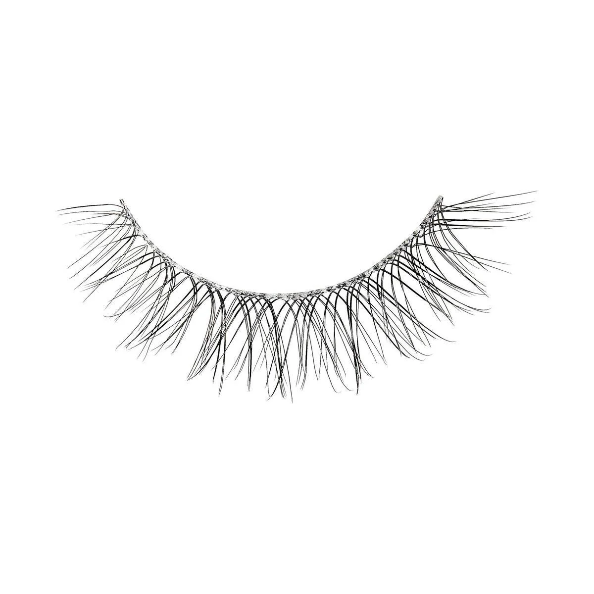 Kiss False Eyelash NNS02C The New Natural Lashes Silver Ring 1 Pair - Image 3