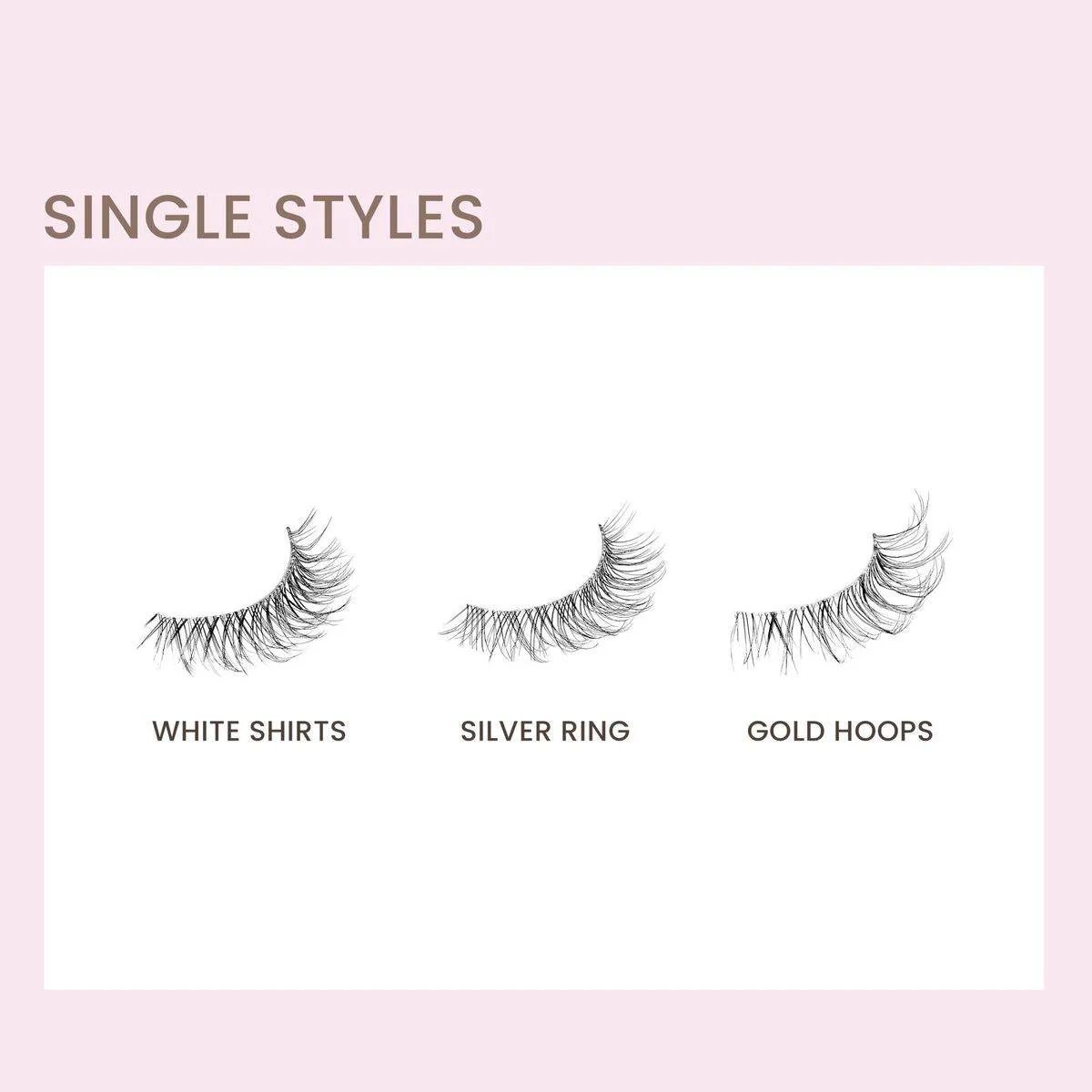 Kiss False Eyelash NNS02C The New Natural Lashes Silver Ring 1 Pair - Image 4