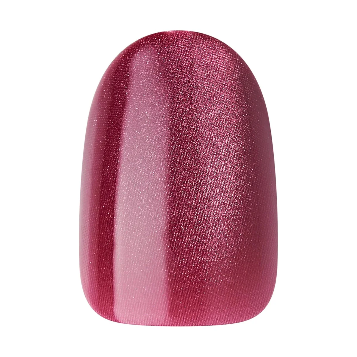 Kiss False Nails FMA05C Gel Fantasy Magnetic Velvety Effect Short Length Red 28 Count - Image 2