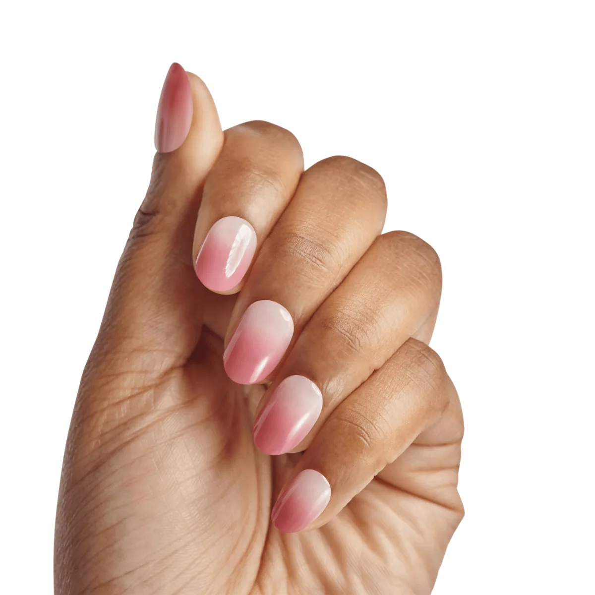 Kiss False Nails IMC50C Impress The No Glue Mani Color Ombre Nails Beat The Heat Short 30 Count - Image 5