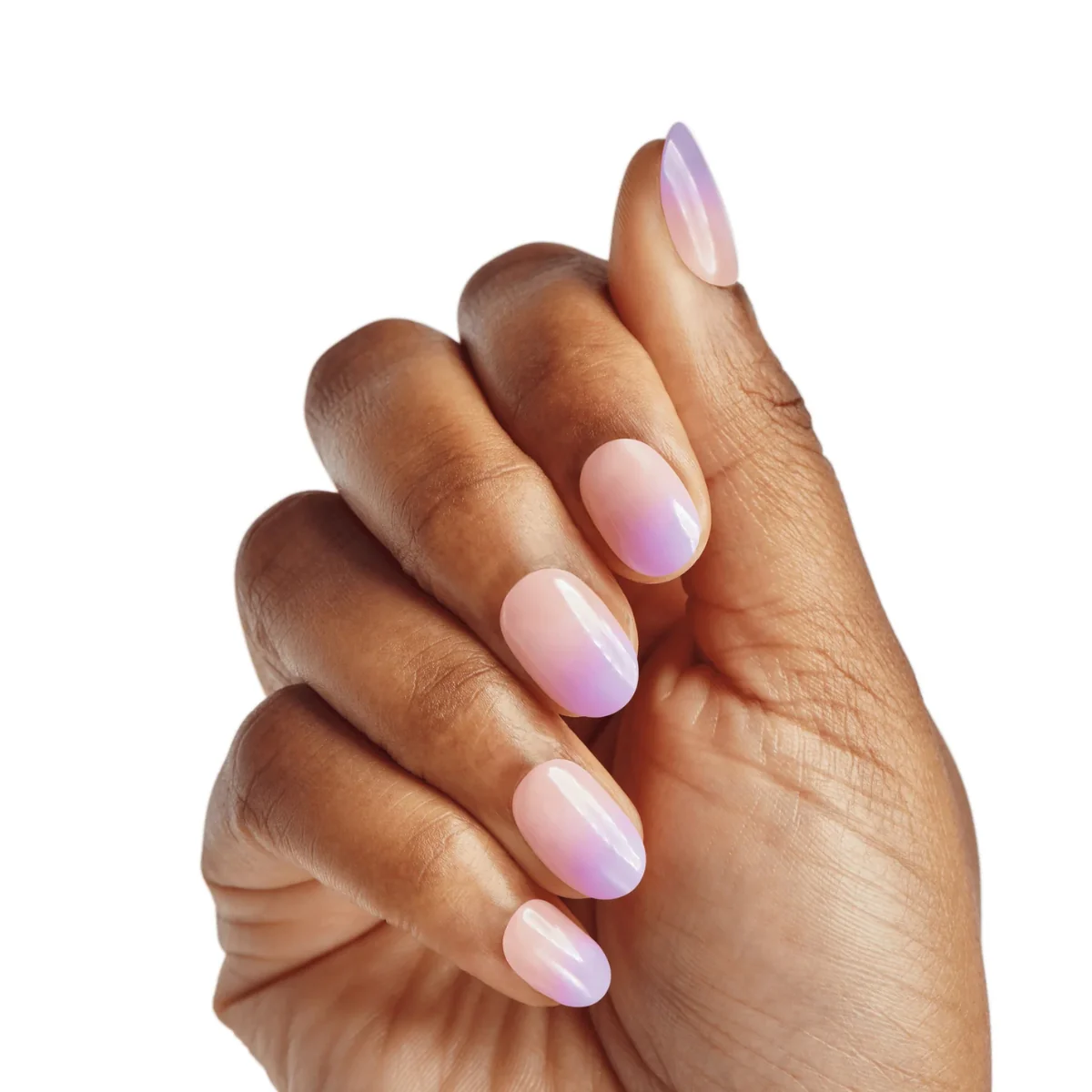 Kiss False Nails IMC52C Impress The No Glue Mani Color Ombre Nails Take A Chance Short 30 Count - Image 5
