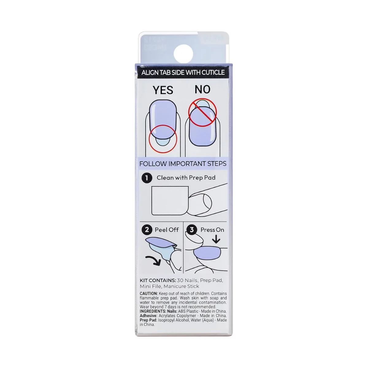 Kiss False Nails IMC53C Impress The No Glue Mani Color Ombre Nails Friendzone Short 30 Count - Image 5
