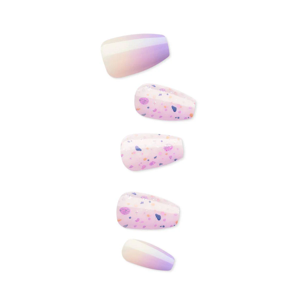 Kiss False Nails IMM27C Impress Color Press On Manicure Coffin Medium All I Want 30 Count - Image 3