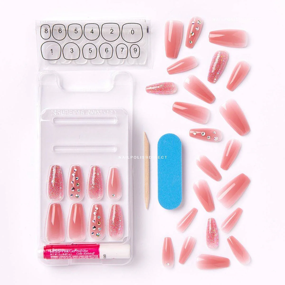 Kiss False Nails KGFJ01C Jelly Fantasy Be Jelly 28 Count - Image 2