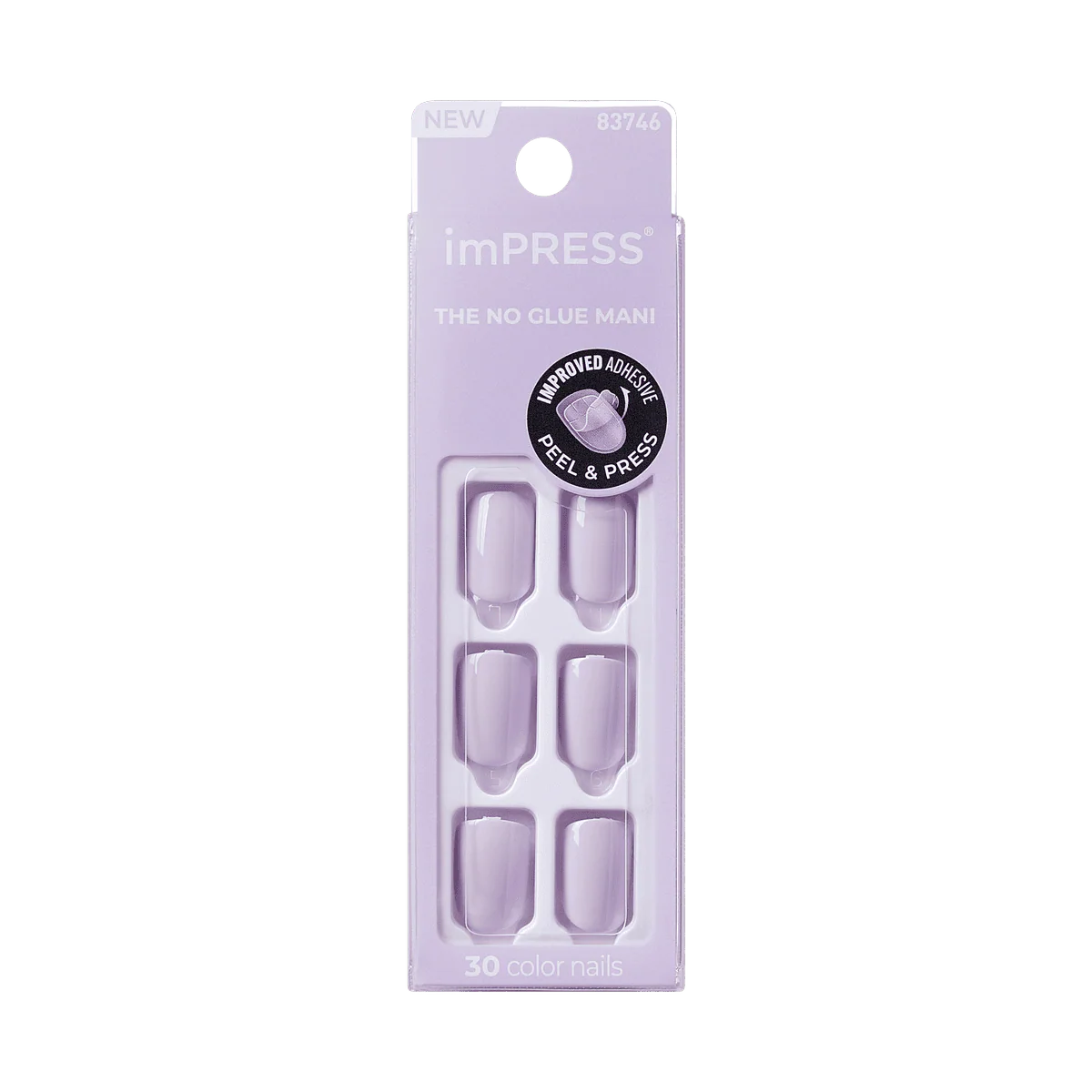 Kiss False Nails KIMC007C Impress Press On Manicure Picture Purplect 30 Count