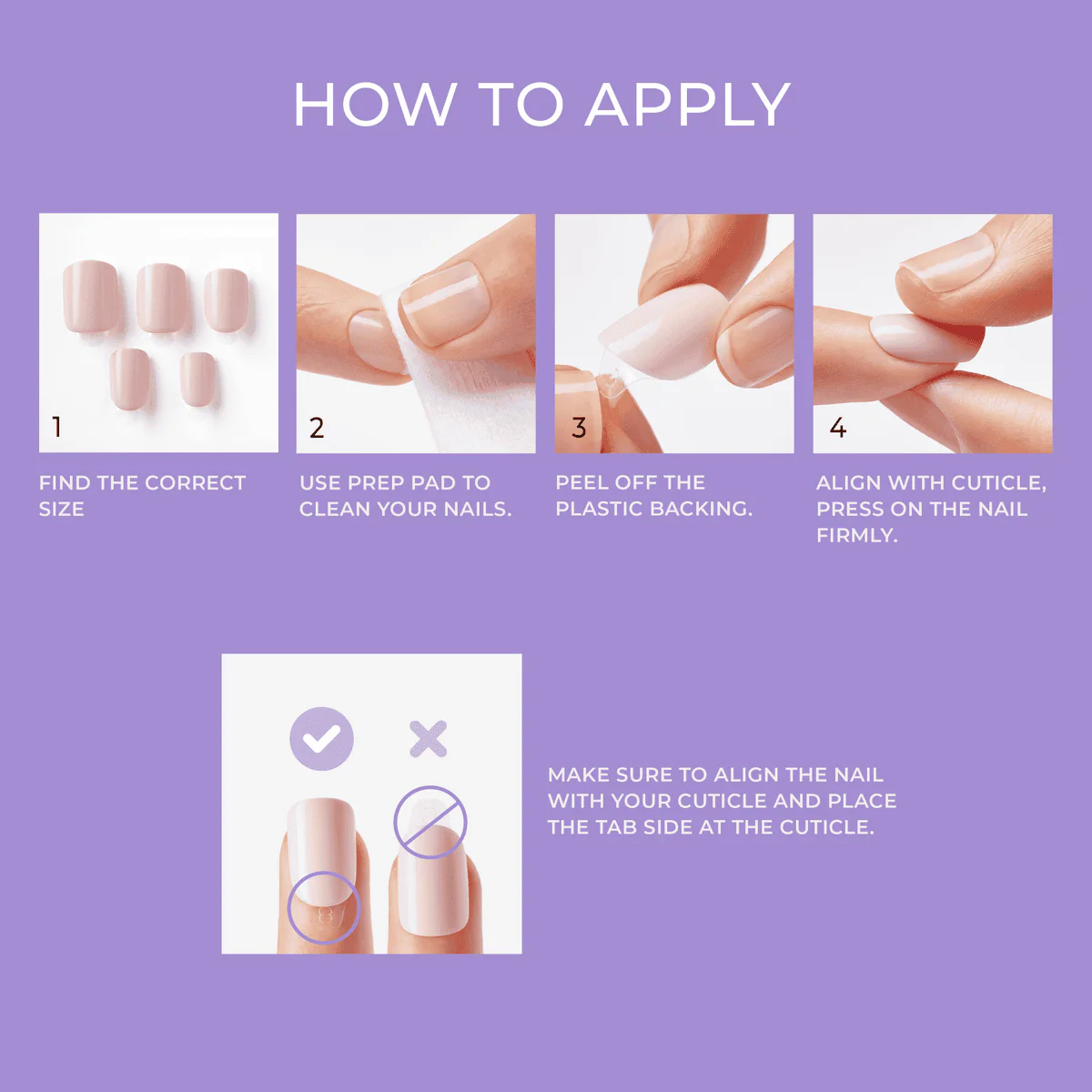 Kiss False Nails KIMC007C Impress Press On Manicure Picture Purplect 30 Count - Image 2
