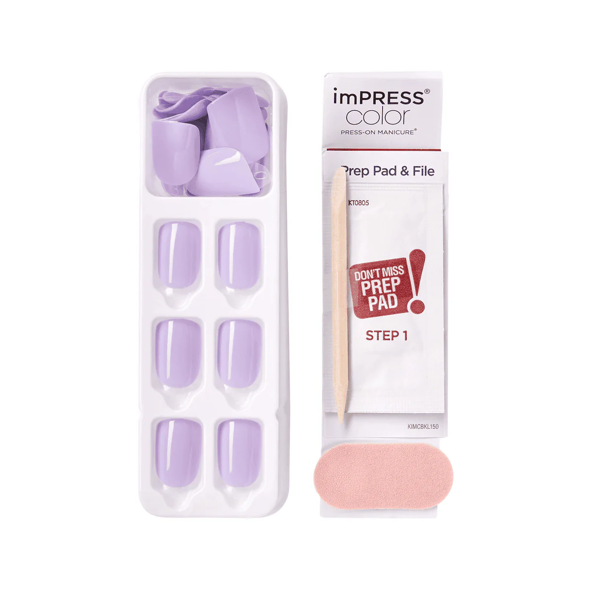 Kiss False Nails KIMC007C Impress Press On Manicure Picture Purplect 30 Count - Image 6