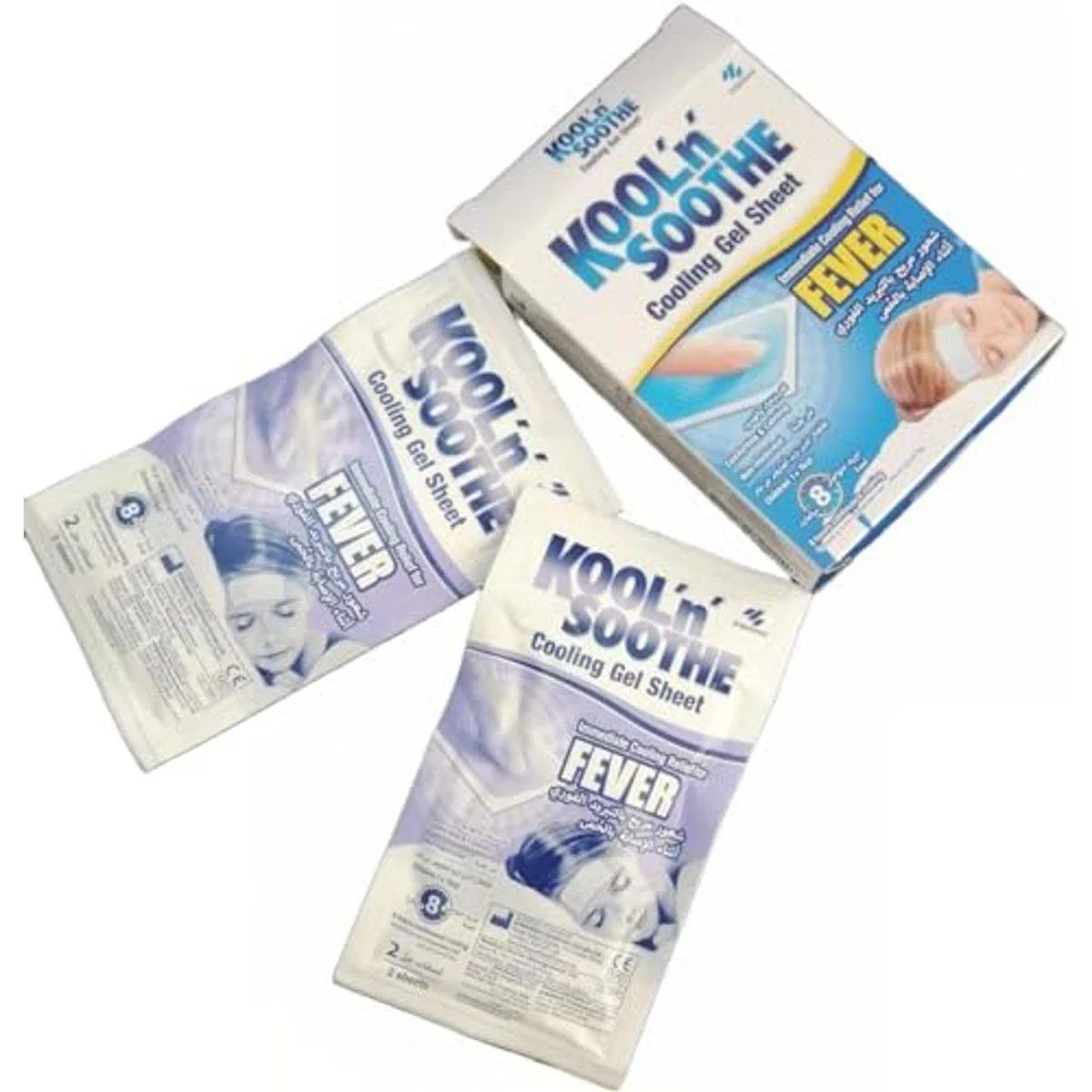 Kool N Soothe Cooling Gel Sheet Child 4 Sheets - Image 2
