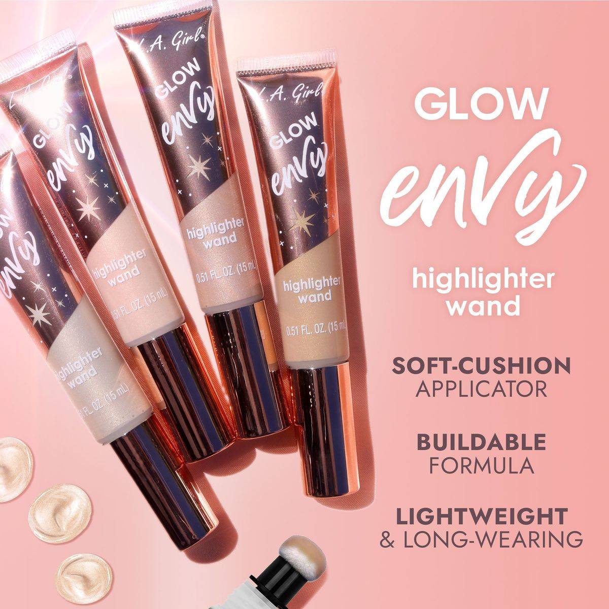 LA Girl Glow Envy Highlighter Wand Highkey - Image 2