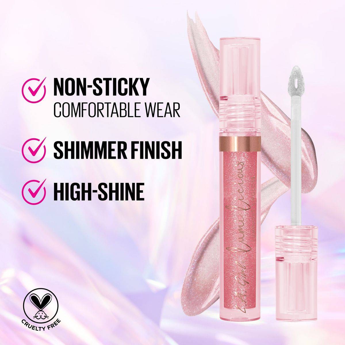 LA Girl Lumilicious Luminous Lipgloss Breathless - Image 2
