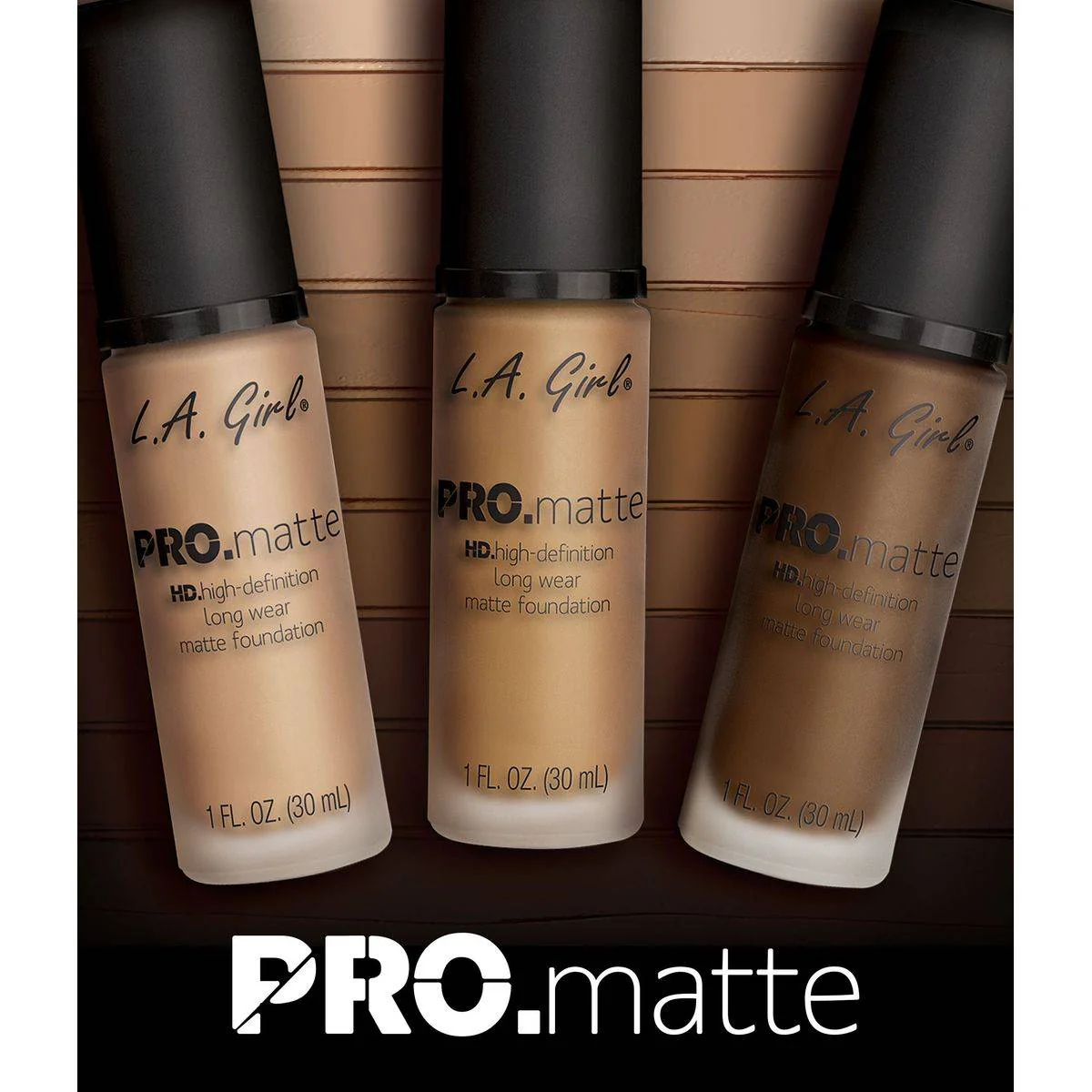 LA Girl Pro Matte Foundation Medium Beige - Image 2