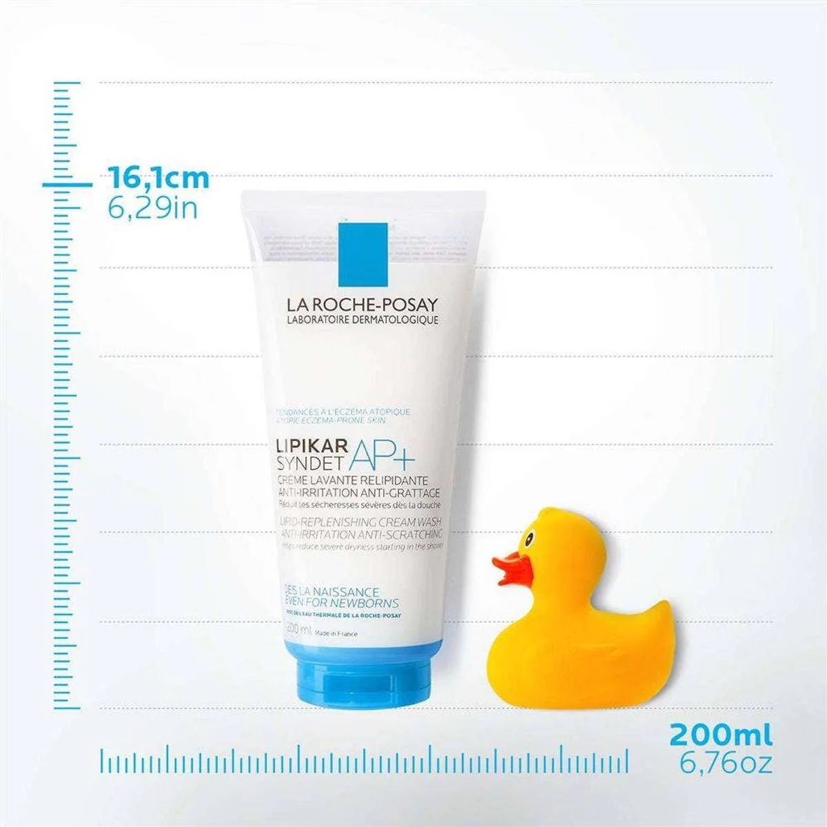 La Roche Posay Lipikar Syndet AP+ Cream Wash 200ml - Image 2